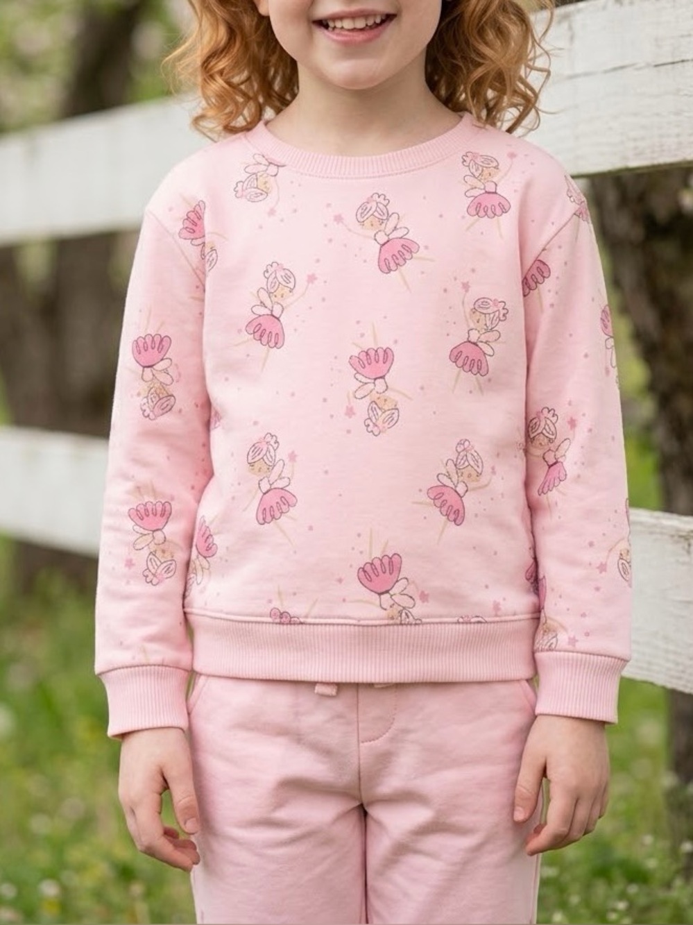 NWT - Pink Fairies Sweatshirt